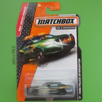 Matchbox 2014 -  Ford Police Interceptor - Heroic Rescue-87- US-card -neu in OVP