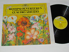 ROSSINI Ouverturen Overture LP 1975 Deutsche Grammophon Germany Claudio Abbado