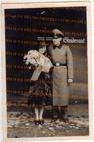 Orig.Foto,Hochzeit,Elite,vor Standesamt,Uniform,Mantel