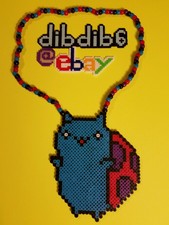 Catbug kandi perler necklace, rave, Edc, bravest warriors, Plur