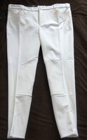 Catago  Herren Reithose,Kniebesatz,weiß ,Gr. 48 (203)