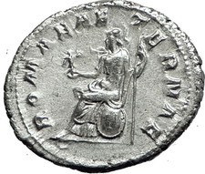 GORDIAN III 238AD Rome Authentic Genuine Ancient Silver Roman Coin ROMA i59065