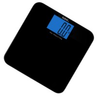 180kg  Personenwaage mit beleuchtetem XXL Display Digitalwaage Schwarz G&G A7