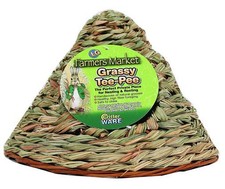 Ware Manufacturing Small Animal Grassy Tee Pee, Small