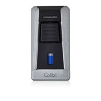Colibri Feuerzeug Stealth I - 1er Jetflame - Silber Metallic / Schwarz
