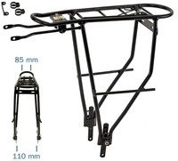 Fahrrad ALU Gepäckträger THINY für Gepäcktaschen Gepäck Träger 24 26 28 29 Zoll