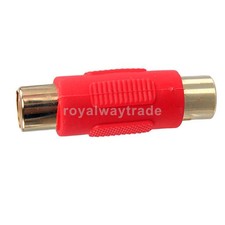 New listing
Audio Video Connector 1 Rca Av Coupler Adapter 1Rca Female to Female Red