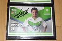 Autogrammkarte Franisco Rodriguez Vfl Wolfsburg 2015/2016, Neuzugang