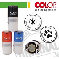 COLOP R 17 Logbuch Stempel inklusive Wunschtext & Logo verschied. Stempelfarben