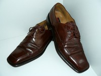 LLOYD Business Halbschuhe Herren Schnürer 46,5 UK 11,5 braun Leder Büro II °CCE