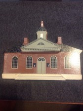 The Courthouse Williamsburg Virginia Collectibles Wood Plaque