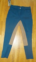  Reithose, Vollbesatz, Harryshorse, blau/braun, 40, neu
