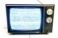 Vtg 12" Zenith B1331-3 Tube Black & White Tube Television Tested & Working Great