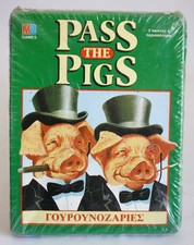 1993 PASS THE PIGS VINTAGE GREEK BOARD DICE GAME MB HASBRO NEW SEALED MISB !