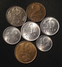 Hungary Coin Lot - Set of Cold War Hungarian Coins - Free Shipping!