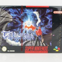 SUPER NINTENDO SNES  SPIEL ►OVP ►TERRANIGMA◄PAL ►NEU►VERSCHWEISST◄