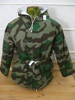 Gr.2 - Wehrmacht Winterwendejacke Wendeparka Tarnjacke Wendejacke splittertarn