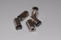 10 Stück Endhülse für Bremshülle 5mm silber Metall NEU 10 mm lang