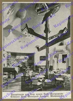 Bernhard Hoetger Innenarchitektur Expressionismus Cafe Worpswede Hauptraum 1925