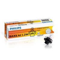 Philips BAX BX8.4d 1.2W 12V Schwarz/Black 10 Stück Instrumentenbeleuchtung 12625
