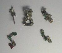 Warhammer 40k Ork Boss / Nob aus Zinn