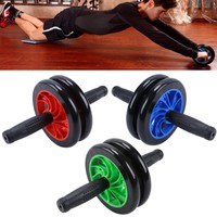 Bauchtrainer Bauchroller Bauchmuskeltrainer AB Wheel Roller Knie Pad 3 Farbe -D