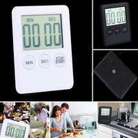 Digital LCD Kurzzeitmesser Küchenuhr Kurzzeitwecker Eieruhr Timer mit Magnet