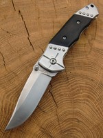 HERBERTZ  Einhandmesser  -KLAPPMESSER Messer - TASCHENMESSER - Ebenholz - 201010