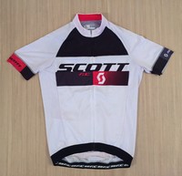 Radtrikot Scott Gr. L Rennrad Trikot Hemd Shirt Santini Bianchi