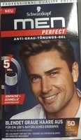 Schwarzkopf Men Perfect Anti-Grau Tönungs Gel Stufe 2, 50 Natur Hellbraun 