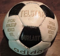 Fußball Adidas telstar mexico 1970 made in Pakistan 01/10 undicht B34001