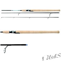 ABU GARCIA EDLE TRAVEL SPINN RUTE SAPHIRE CREST 3-TEILIG IM-6 2,40M -35G