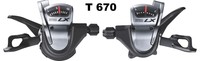 Shimano Schaltgriff T 670 Deore LX 3 / 10