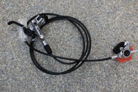 Shimano XTR Trail BR-M985 / BL-M988 Scheibenbremse rechts  silber ca. 1700mm