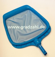 Laubkescher flach stabile Ausführung  Kescher Bodenkescher Pool Teich Schwimmbad