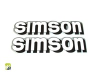 Simson Aufkleber Set S51 S70 Enduro Weiss Silber Schwarz für Tank