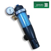 SYR Rückspülfilter DUO DFR 1" mit Druckminderer Manometer u. Flansch 2314.25.000