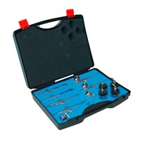 Profi Airbrush/Pistolen Set / 6 Pistolen double action  im Koffer 70322