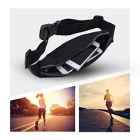 Jogging Gürteltasche Tasche Laufgürtel Bauchtasche Hüfttasche Sport Schwarz