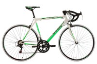 STRASSEN-RENNRAD 28 ZOLL 14 GANG PICCADILLY WEISS-GRÜN RH 59 CM KS CYCLING 233R