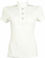 HKM Damen Turniershirt Seaside Cavallino Marino elegant weiß 