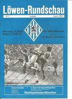 Programm  80/81   Li   1860 München - Bayern München