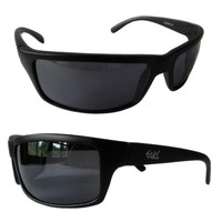 EAKS® WEAR HERREN DESIGNER Sport Sonnenbrille SCHWARZ BLACK BIKER GANGSTER NEU