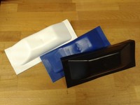 Mini-Stegfender 25x7 x10cm schwarz blau weiß wählbar Fender Jollen-Steg-Schutz 