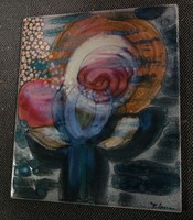 schöne Keramik Platte KMK Wandkeramik