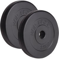 5 kg Hantelscheiben 2x2,5 kg Kunststoff Gewichte 30/31mm Hanteln Scheiben Set