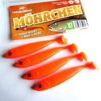 Lieblingsköder Möhrchen Shad " 10 cm " Stint Dorsch Zander Hecht