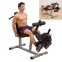 Beinstrecker / -beuger 'Deluxe' GLCE-365 von Body Solid, Beintrainer + 40kg Guss