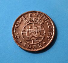 St.Thomas & Prince (Portugal) - 1 Escudo-1962, Bronze [#7054]