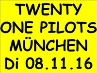 TICKETS TWENTY ONE PILOTS MÜNCHEN 08.11.16 STEHPLÄTZE KONZERTKARTEN KARTEN